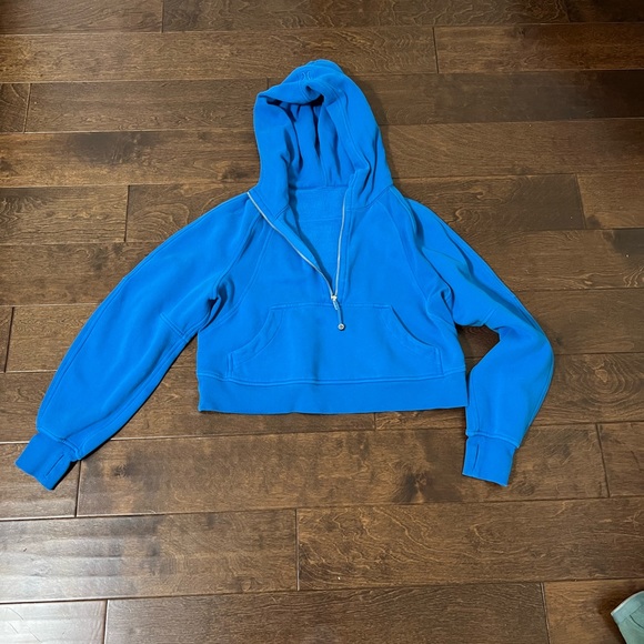 lululemon athletica Tops - Lululemon oversized scuba half zip poolside XS/S